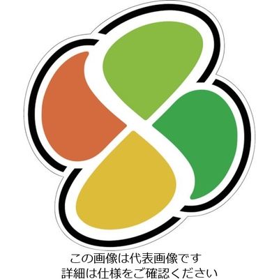 つくし工房 つくし ヘルメット用ステッカー 四葉マーク BL-338 1セット(50枚:5枚×10袋) 824-6317（直送品）