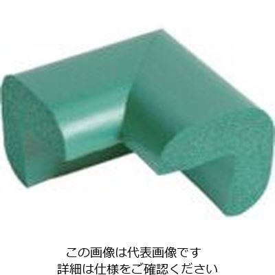 カーボーイ 安心クッション コーナー用 大 グリーン AC20 1本 854-7792（直送品）