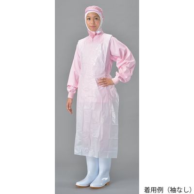 ホワイトマックス ディスポエプロン ホワイト E-8D 1箱(120枚) 2-7298-11（直送品）