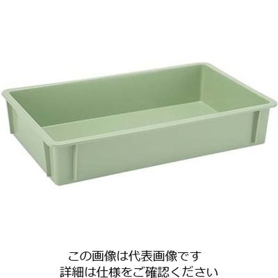 江部松商事 H型 番重 Hー1型 グリーン 61-6564-95 1個（直送品）