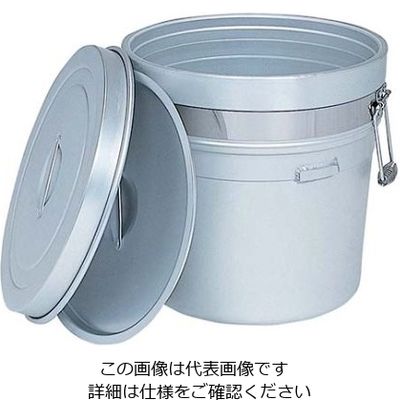 江部松商事 アルマイト 段付二重食缶(大量用)250ーS 61-6527-16 1個（直送品）