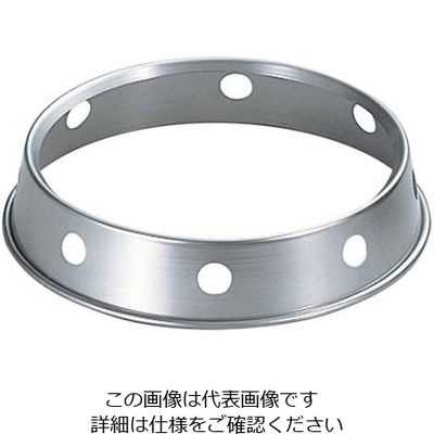 中尾アルミ製作所 鉄 中華鍋受け台 φ240 61-6528-96 1個（直送品）