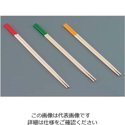 アズワン 竹 カラー菜箸 3点セット(TNK印) 61-6532-54 1セット（直送品）