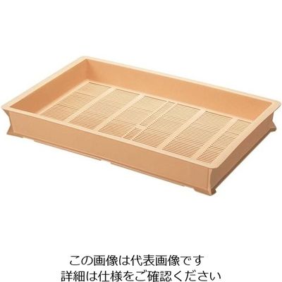 積水化学工業 セキスイ メン兼用コンテナー CMKIE ベージュ PP製 61-6567-15 1個（直送品）