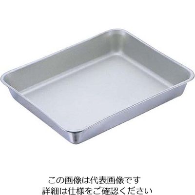 イケダ IKD 18-8 角バット 抗菌フッ素樹脂加工 21枚取 （1枚入り） 1個 61-6553-46（直送品）