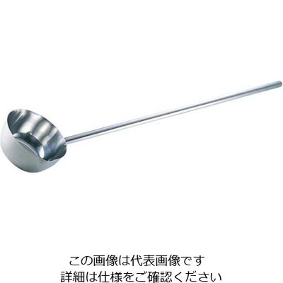 江部松商事 18ー8 長柄付口付 ひしゃく φ21cm×柄1m 61-6560-30 1個（直送品）