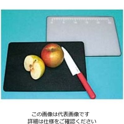 江部松商事 積層 黒・白まな板 目盛り入(両面シボ付) 61-6640-23 1個（直送品）
