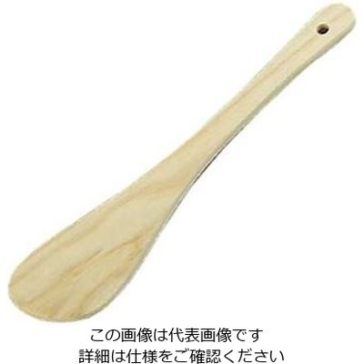 江部松商事 木製 調理ヘラ 丸 61-6648-47 1個（直送品）