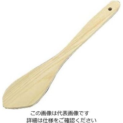 江部松商事 木製 調理ヘラ 半丸 61-6648-49 1個（直送品）
