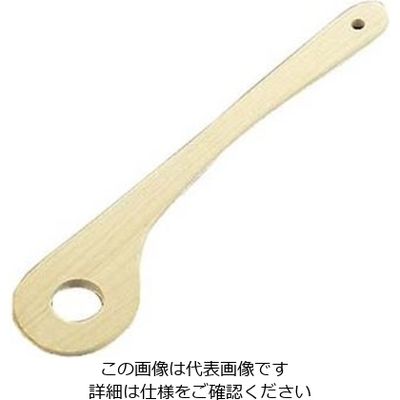 江部松商事 木製 調理ヘラ 穴明 61-6648-50 1個（直送品）