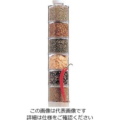 アズワン スタッキング アクリルスパイスボトル(6個セット)STー606 61-6655-54 1セット（直送品）