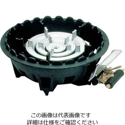 江部松商事 ハイカロリーコンロ(3重)MDー318P パイロット付 13A 61-6668-82 1個（直送品）