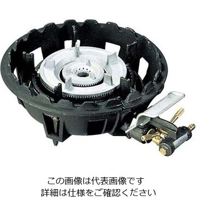 江部松商事 ガスコンロ ショートバーナー2重 MDー218 13A 61-6668-86 1個（直送品）