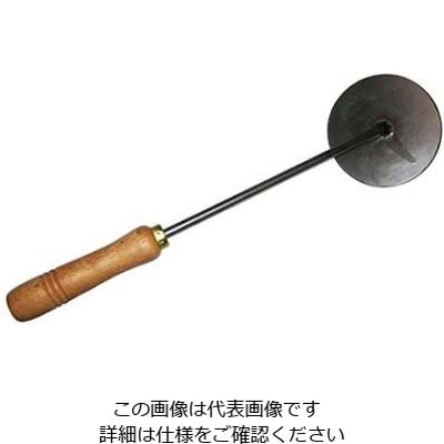 江部松商事 鉄 木柄 丸 キャラメライザー 10cm 61-6677-28 1個（直送品）