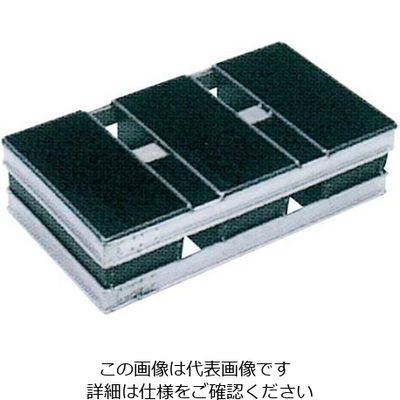 江部松商事 遠赤セラミック加工S 食パン型 2斤3連結(フタ付) 61-6682-30 1個（直送品）