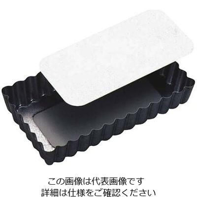 タイガークラウン ケーキ焼型 タルト長方型 No.2358 61-6692-27 1個（直送品）