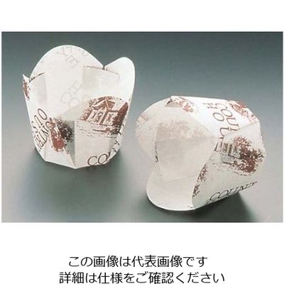 天満紙器 チューリップカップ(100枚入)白 Mー304 φ50 61-6693-20 1組(100枚)（直送品）