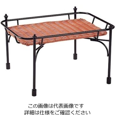 シンドー 積み重ねスタンド角 DS515 高 ブラウン 61-6702-90 1個（直送品）