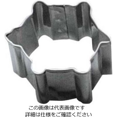 タイガークラウン ステンレス 動物抜型 カメ No.1281 61-6698-08 1個（直送品）