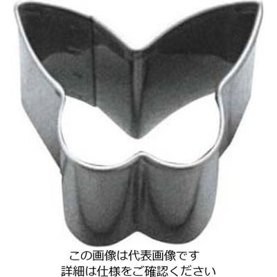 タイガークラウン ステンレス 動物抜型 チョウ No.1282 61-6698-09 1個（直送品）
