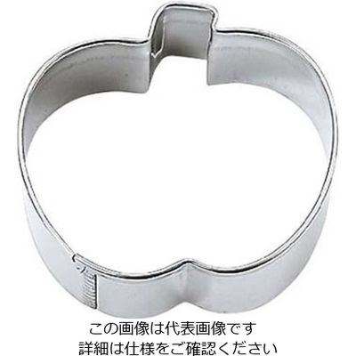 タイガークラウン 18ー8 抜型 リンゴ No.1077 61-6698-24 1個（直送品）