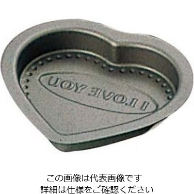 富士ホーロー テフロンセレクト チョコレート ハート型 中 61-6700-53 1個（直送品）