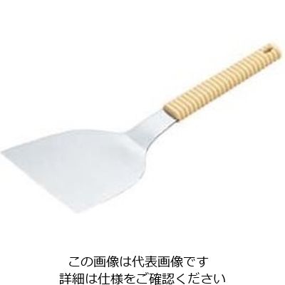 ワダコーポレーション 味道楽 起こしヘラ 4寸 120×310 アイボリー 61-6708-98 1個（直送品）