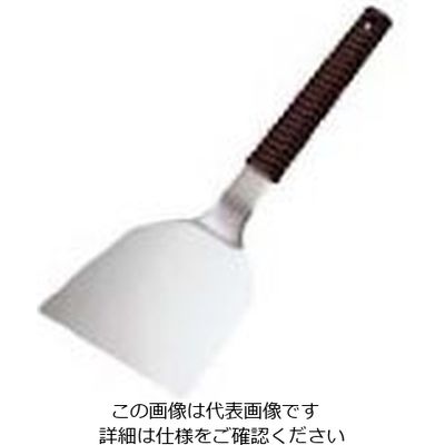 ワダコーポレーション 味道楽 起こしヘラ 3.5寸 105×278 ブラウン 61-6709-02 1個（直送品）