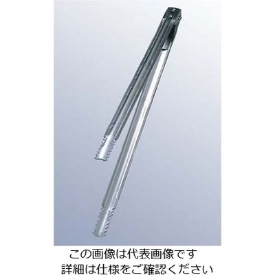 江部松商事 18ー0 バネ付 炭バサミ 24cm 61-6705-17 1個（直送品）