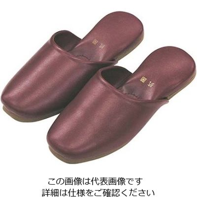 アズワン 抗菌 スリッパ クラウンSP 1076 レッド 61-6726-90 1足（直送品）