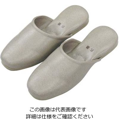 アズワン 抗菌 スリッパ クラウンSP 1076 ベージュ 61-6726-93 1足（直送品）