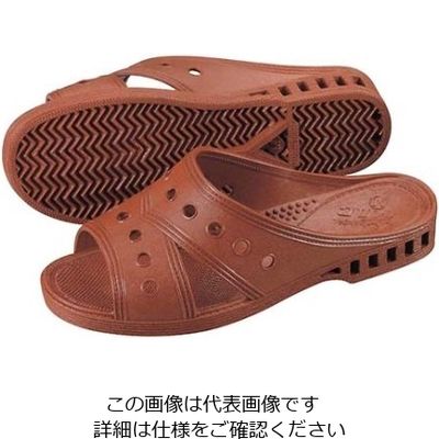 江部松商事 抗菌紳士用サンダル ダンヒル ブラウン No.510 M 61-6727-05 1足（直送品）