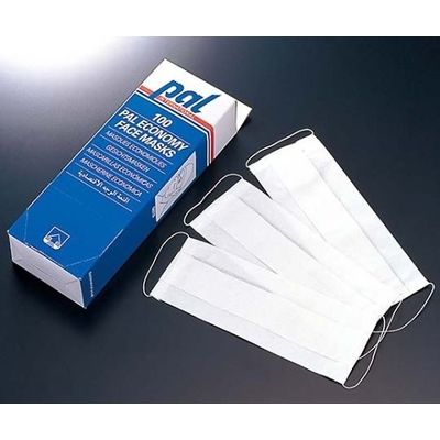 Pal パル エコノミーフェイスマスク(100枚入)N49110C 61-6723-22 1組(100枚)（直送品）