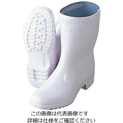 アズワン アキレス 長靴 ハイルクスホワイト 28cm 61-6723-63 1足（直送品）