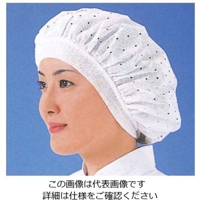 日本メディカルプロダクツ つくつく帽子(20枚入)ELー122W フリー ホワイト 61-6728-49 1組(20枚)（直送品）