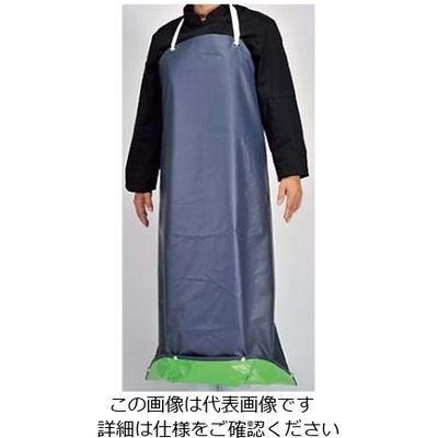 江部松商事 抗菌前掛ガードロン 共紐 S 紺/緑 61-6730-97 1個（直送品）