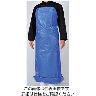 江部松商事 抗菌フィット前掛ガードロン M ブルー 61-6731-09 1個（直送品）