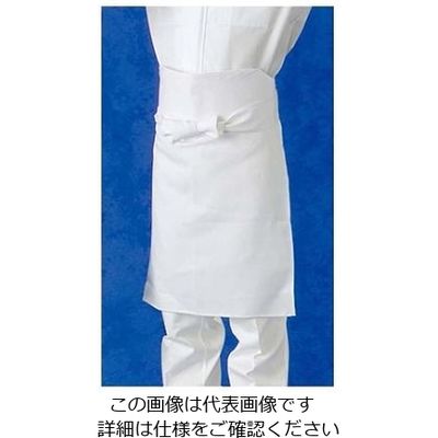 江部松商事 前掛 SB36 サシコ ホワイト 綿100% 61-6732-58 1個（直送品）