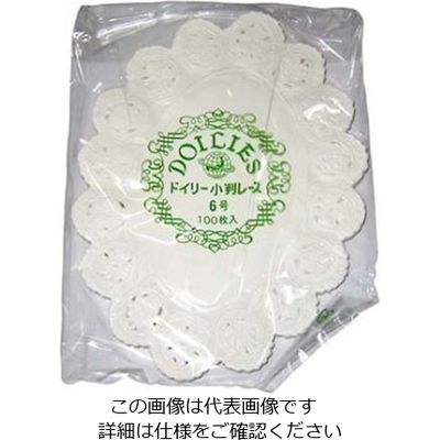 江部松商事 ドイリー レースペーパー 小判型(500枚入)6号 61-6737-06 1組(500枚)（直送品）