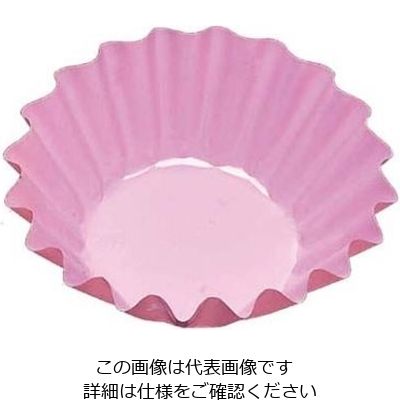 アヅミ産業 ファイン・カップ(500枚入)丸型 5号深 ピンク 61-6737-92 1組(500枚)（直送品）