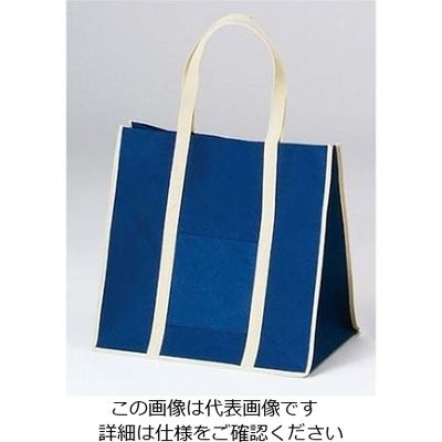 江部松商事 ファインビュー不織布バッグ(10枚入)大 ネイビー 61-6742-23 1組(10枚)（直送品）