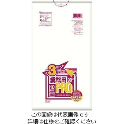 江部松商事 業務用PROゴミ袋 半透明 複合3層特厚 90L Rー98C(200枚) 61-6745-02 1組(200枚)（直送品）