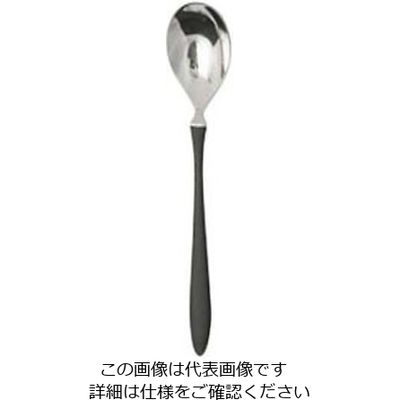 ブランシェ・アソシェ 18ー10 リモア ティースプーン ブラック A329610 61-6761-65 1個（直送品）