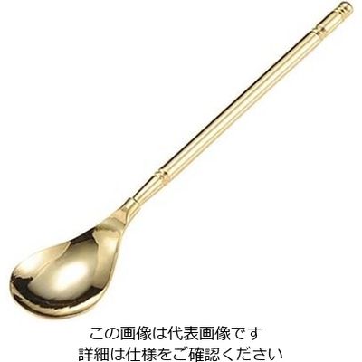サクライ シャンポール Bタイプ コーヒースプーン 金 61-6761-81 1個（直送品）