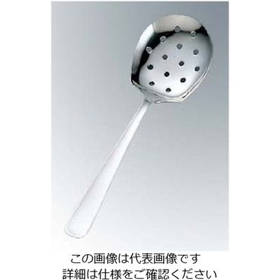 江部松商事 18ー8 ライラック 穴明 サービススプーン 全長207 61-6764-16 1個（直送品）