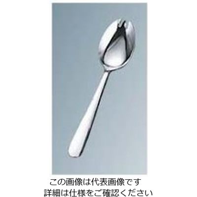 江部松商事 KK 18ー0 #4400 無地 給食スプーン 穴無 61-6764-46 1個（直送品）