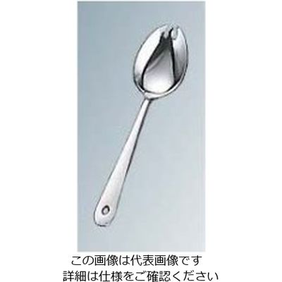 江部松商事 KK 18ー0 #4400 無地 給食スプーン 穴明 61-6764-47 1個（直送品）