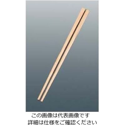 アズワン 五角形箸 L CSー250 木目白木 25cm 61-6768-83 1組（直送品）