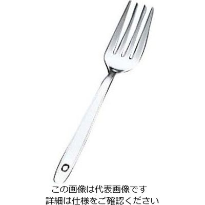 サクライ 18ー8 抗菌 ベビーフォーク 穴明 61-6764-55 1個（直送品）