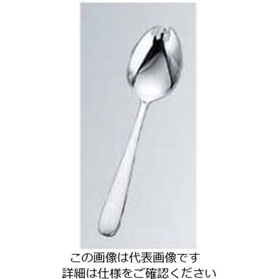 江部松商事 KK 18ー8 #4400 無地 給食スプーン 穴無 61-6764-59 1個（直送品）